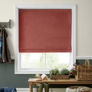 Swanson Crimson Roman Blind