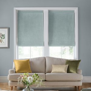 Swanson Pale Fern Roman Blind