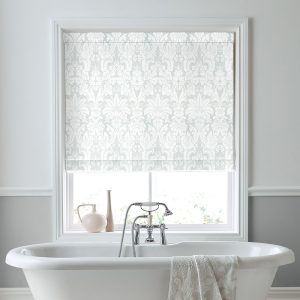 Martigues Smoke Green Roman Blind