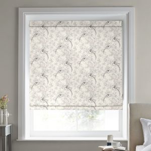 Osterley Birds Moonbeam Roman Blind