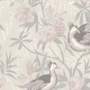 Osterley Birds Moonbeam Roman Blind