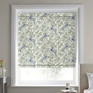 Osterley Birds Seaspray Roman Blind