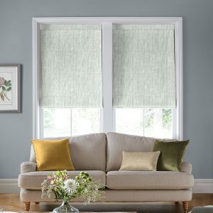 Ambrose Sage Roman Blind