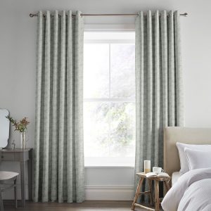 Burnham Woven Sage Curtain