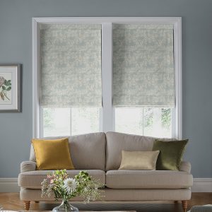 Burnham Woven Sage Roman Blind