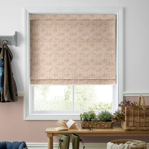 Burnham Woven Truffle Roman Blind