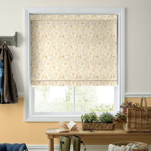 Churchstroke Linen Roman Blind