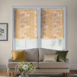 Trecastle Ochre Roman Blind