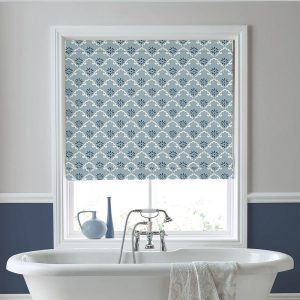 Coralie Pale Seaspray Roman Blind