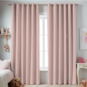 Bowen Star Chalk Pink Curtain