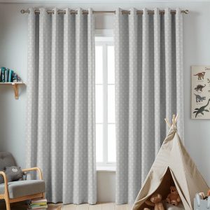 Bowen Star Slate Curtain