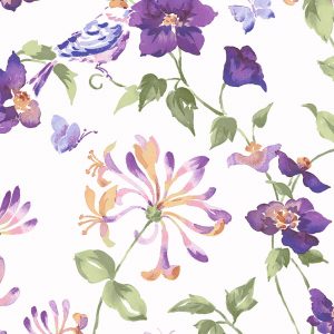 Elmswell Violet Curtain