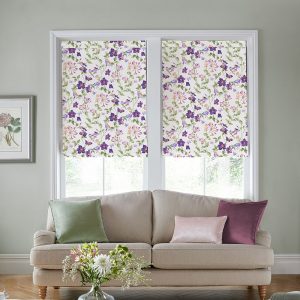 Elmswell Violet Roman Blind