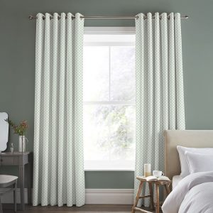 Wickerwork Sage Curtain