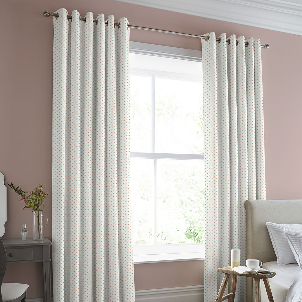 Wood Violet Apricot Curtain - illumin8 Curtains and Blinds