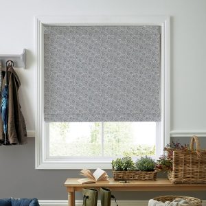 Painswick Paisley Pale Slate Roman Blind