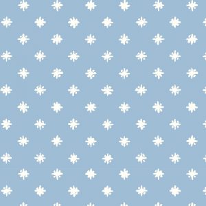 Louise Star China Blue Roman Blind