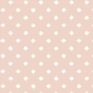 Louise Star Pink Roman Blind