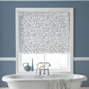 Aria Dark Seaspray Blue Roman Blind