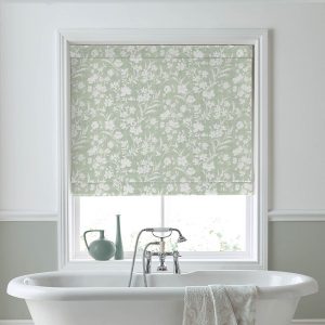 Rye Hedgerow Green Roman Blind