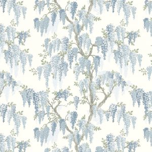 Wisteria Newport Blue Roman Blind