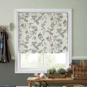 Elderwood Fern Green Roman Blind