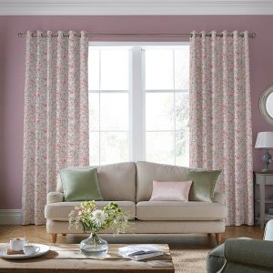 Rowena Peony Pink Curtain