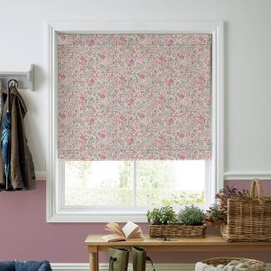 Rowena Peony Pink Roman Blind