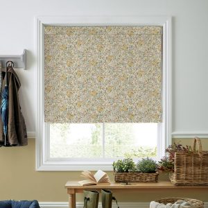 Rowena Pale Gold Roman Blind