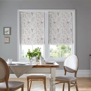 Summer Palace Dove Grey Roman Blind