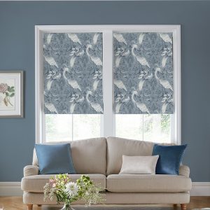 Tregaron Midnight Blue Roman Blind