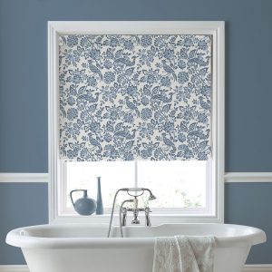 Adain Palace Dark Seaspray Blue Roman Blind