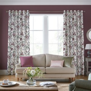 Editas Garden Blackberry Purple Curtain