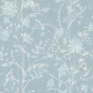 Fennelton Pale Newport Blue Curtain