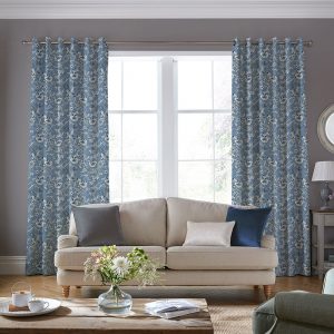 Summerhill Midnight Navy Curtain