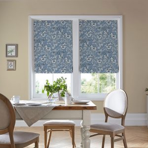 Summerhill Midnight Navy Roman Blind