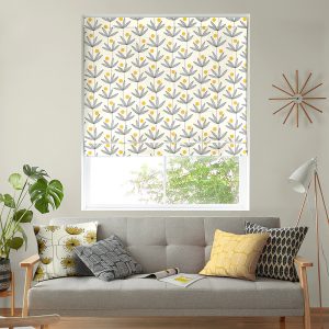 Palm Tree Bloom Roman Blind