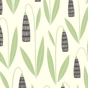 Snow Drops Forest Shade Curtain