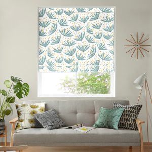 Wildflower Tidy Tips Roman Blind