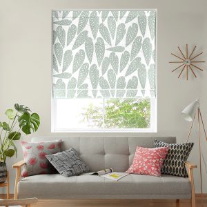 Tropics Shaded Roman Blind