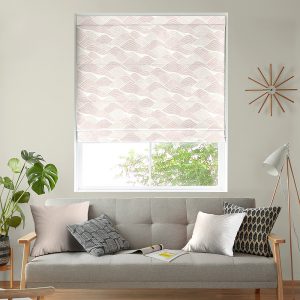 Frontier Dusty Pink Roman Blind