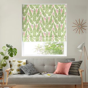 Jungle Palm Roman Blind