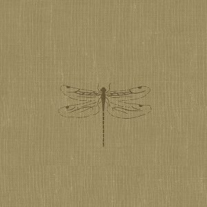 Dragonfly Ochre Curtain