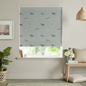 Woof Sage Roman Blind