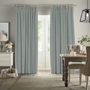 Hare Teal Blue Curtain