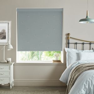 Hare Teal Blue Roller Blinds