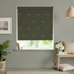 Foxes Forest Green Roller Blinds