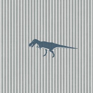 Dinosaur Navy Curtain