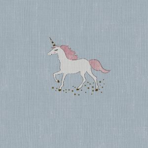 Unicorn Pale Duckegg Curtain