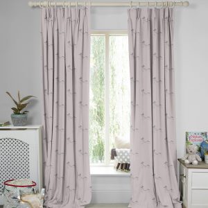 Fairground Ponies Soft Pink Curtain